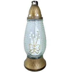 918-znicz szklany jajko złote 918-znicz szklany jajko złote